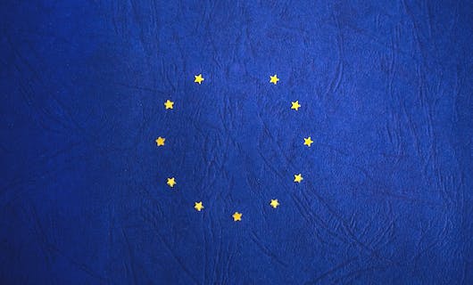 Abbildung der europäischen Flagge
