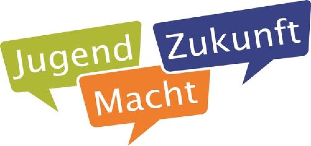 Logo mit Schriftzug mit Jugend Macht Zukunft