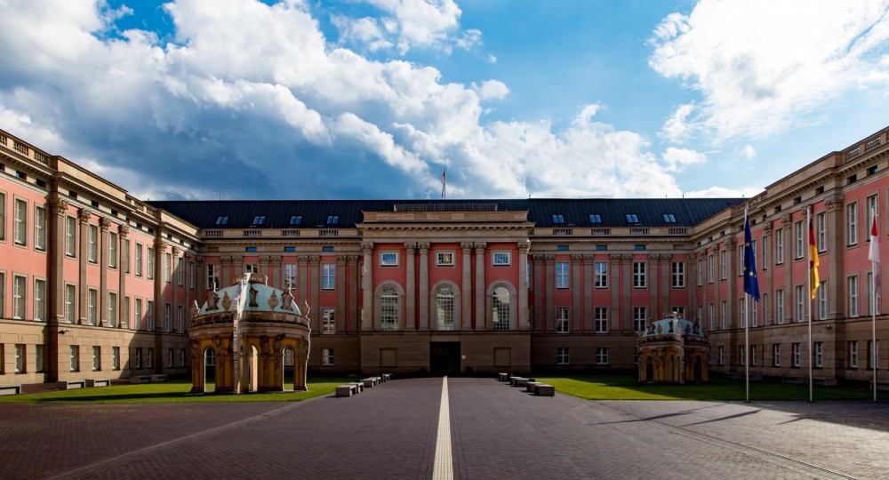 Innenhof des Brandenburger Landtagsgebäudes in Potsdam