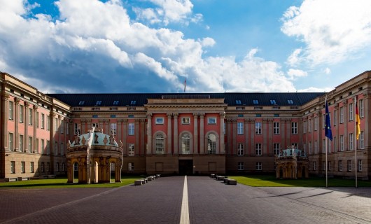 Innenhof des Brandenburger Landtagsgebäudes in Potsdam
