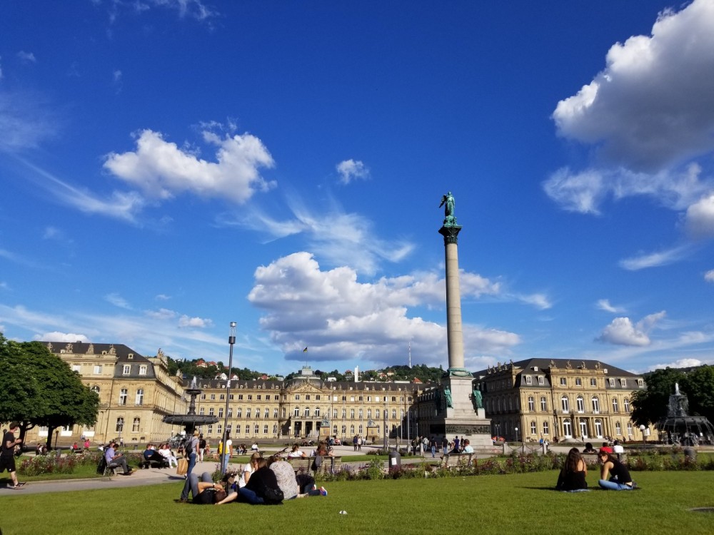 Schlossplatz Stuttgart.